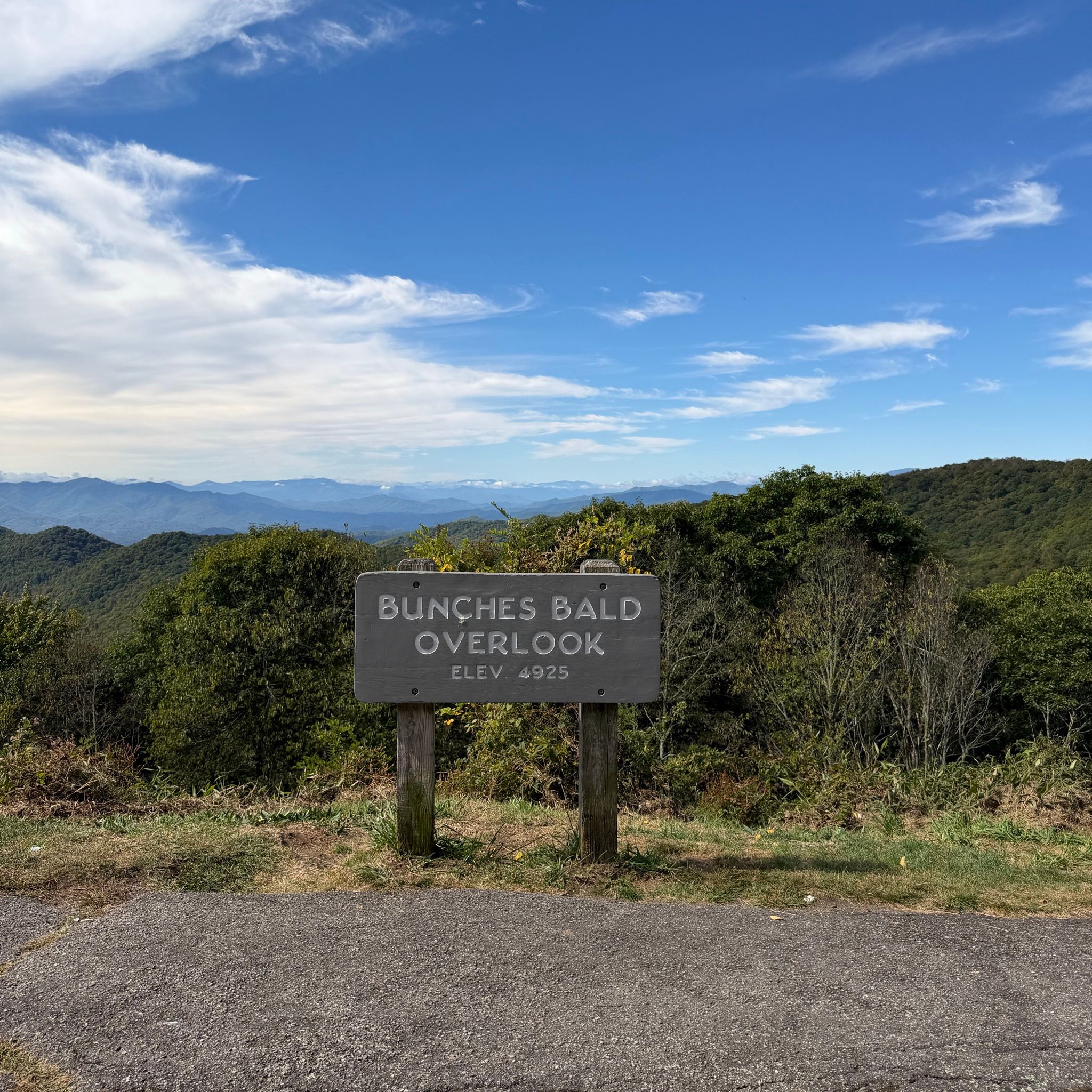 Bunches Bald Overlook