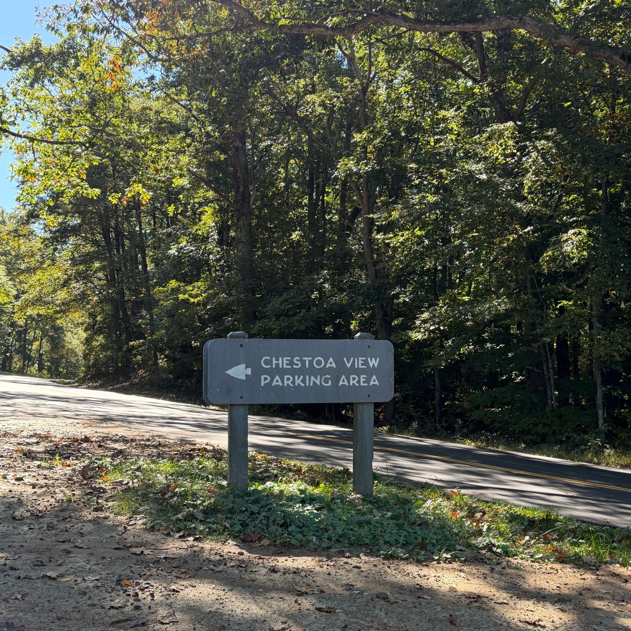 Chestoa View Parking Area