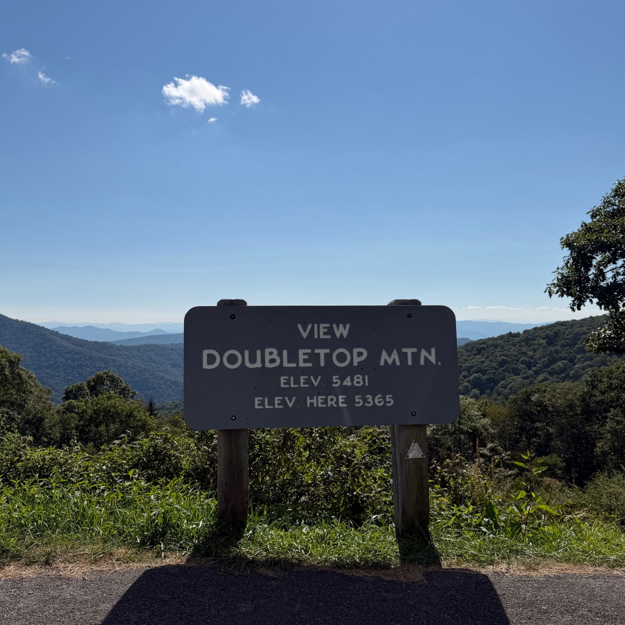 View of Double Top Mountain 