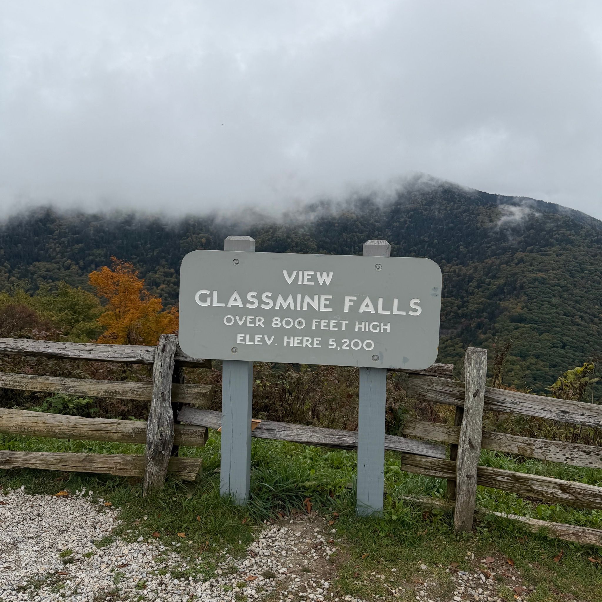 View of Glassmine Falls