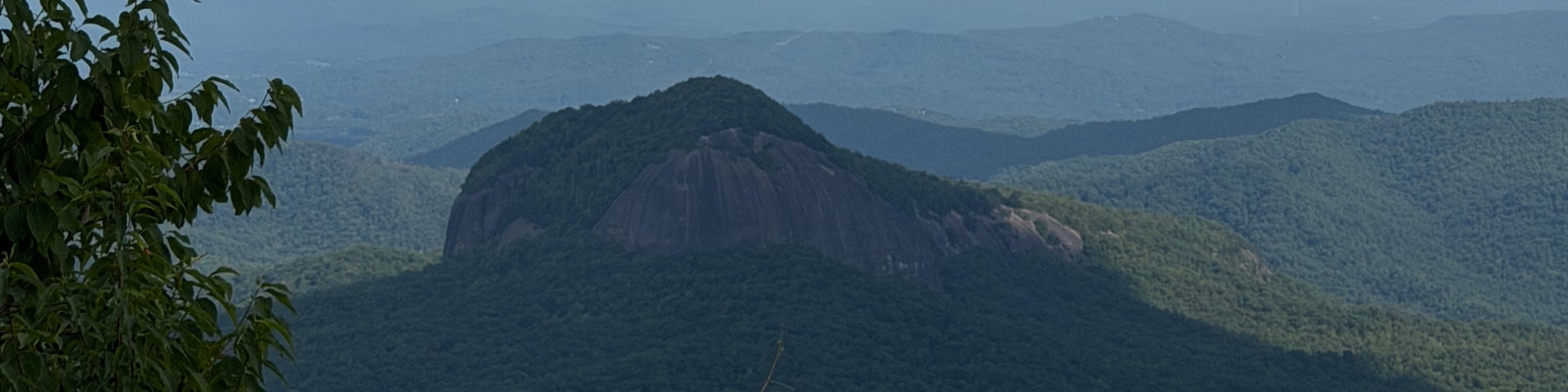 View of Looking Glass Rock