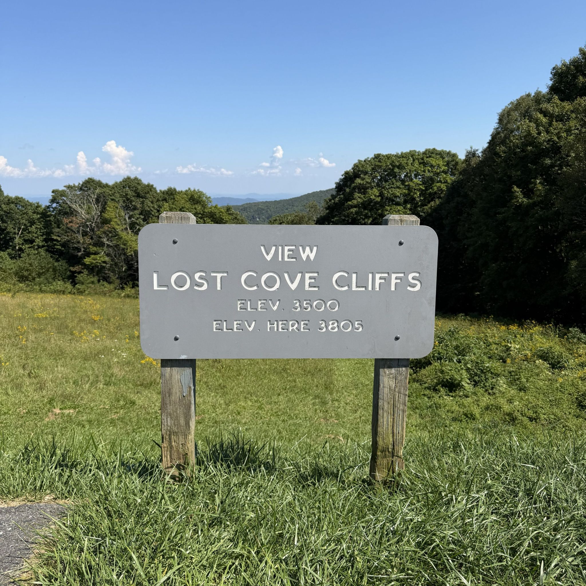View of Lost Cove Cliffs