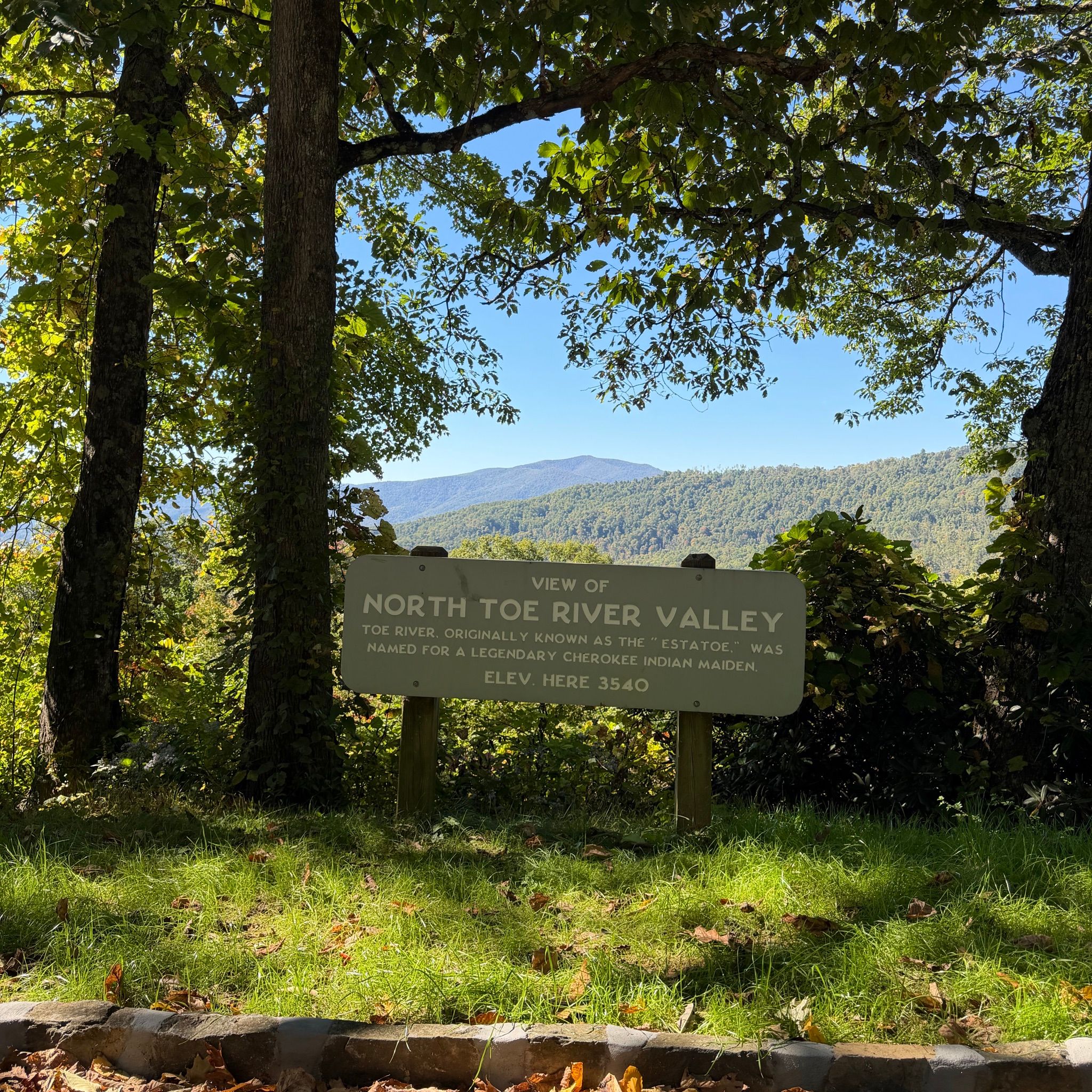 View of North Toe River Valley
