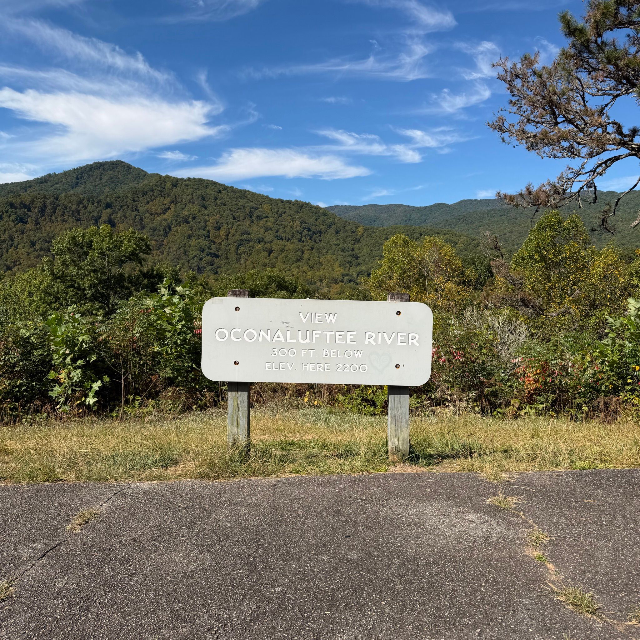 View of Oconaluftee River