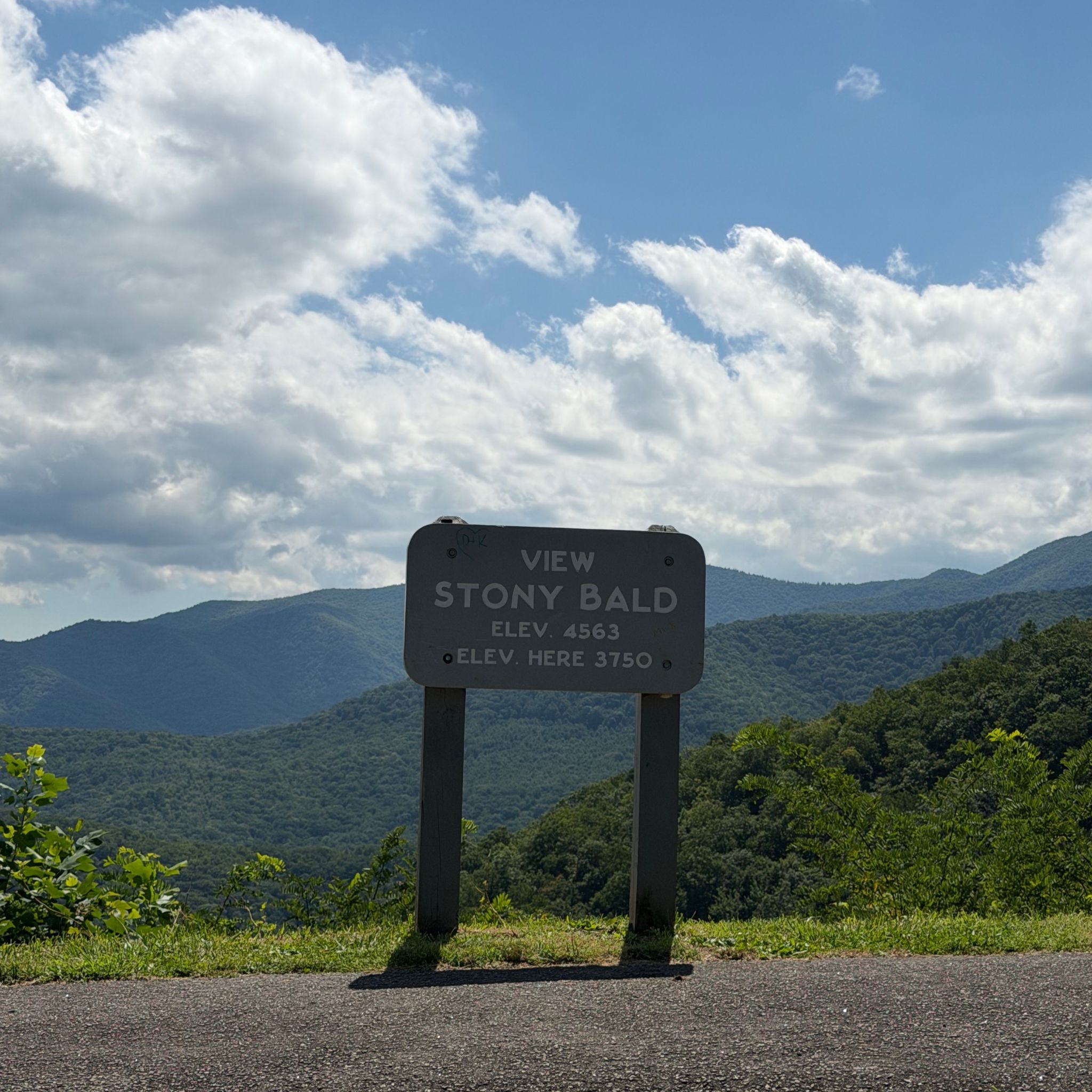 View of Stoney Bald