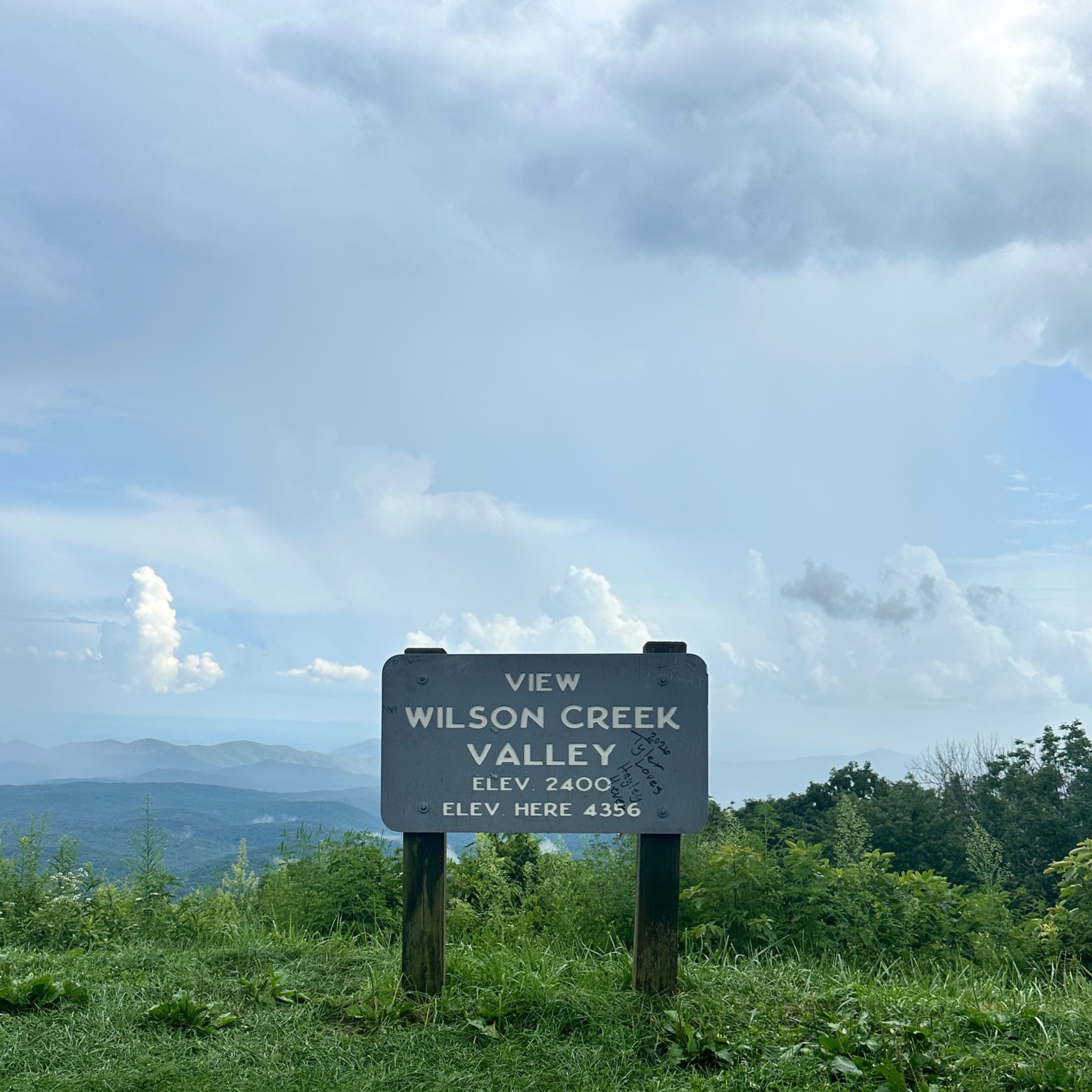 View of Wilson Creek Valley